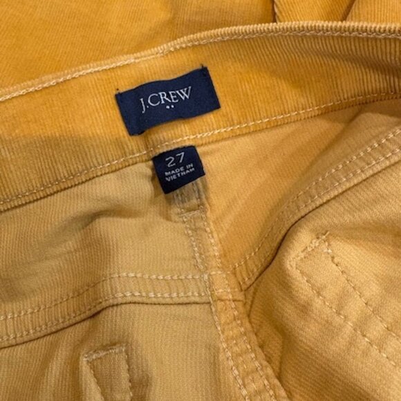 J. Crew Corduroy Full-Length Essential Straight Pants – Size 27 - Picture 2 of 5
